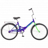 Велосипед «Pioneer» Oscar 24, 14, синий/зеленый