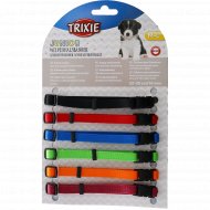 Набор «Trixie» 6 цветных ошейников для щенков, 22-35 см х 10 мм