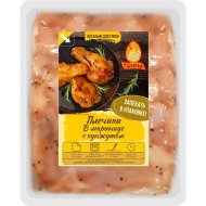 Полуфабрикат охлажденный из цыпленка-бройлера Плечики для запекания в маринаде с кунжутом, 1кг, фасовка 1.2&nbsp;-&nbsp;1.3 кг