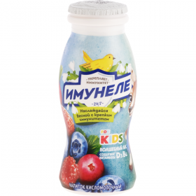 На­пи­ток кис­ло­мо­лоч­ный «И­му­не­ле» for kids, Вол­шеб­ный лес, 1.5%, 95 мл