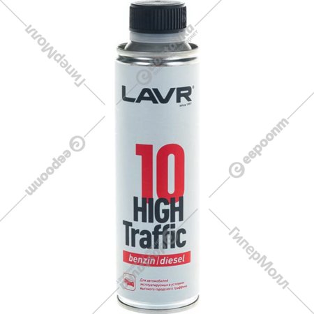 Присадка «Lavr» High Traffic, промывка двигателя, Ln1009, 320 мл