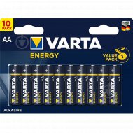 Элемент питания алкалиновый «Varta» Energy, AA, VP 10