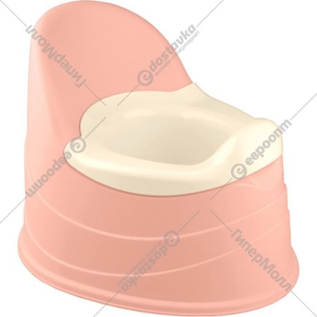 Горшок детский «Пластишка» Музыкальный 431300333, светло-розовый