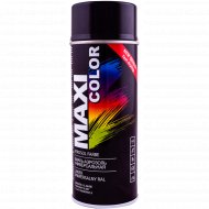 Эмаль-аэрозоль «Maxi color» универсальная, графитно-черная, 400 мл.