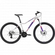 Велосипед «Stark» Viva 27.2 HD 2021, 16, белый/фиолетовый
