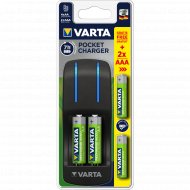 Зарядное устройство «Varta» Pocket Charger 4x56706 + 2x56703
