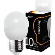 Лампа светодиодная «Supermax» шар, 10W/E27/4000К