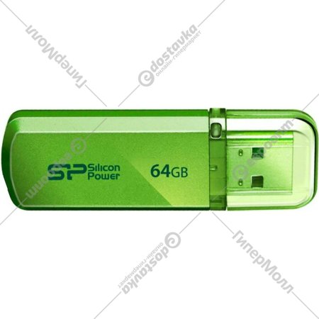 USB-накопитель «Silicon Power» Helios 101 64GB, SP064GBUF2101V1N, green