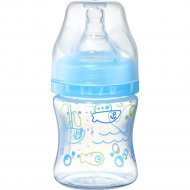 Бутылочка «Babyono» Антиколиковая, голубой, 120 мл