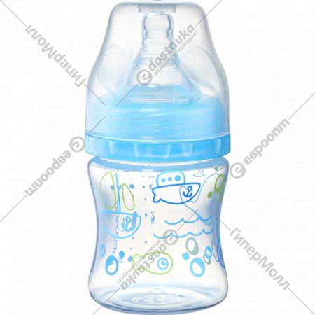 Бутылочка «Babyono» Антиколиковая, голубой, 120 мл