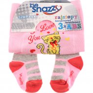 Колготки детские «Be Snazzy» ABS, размер 80-86, розовые, арт. RA-20