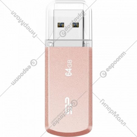 USB-накопитель «Silicon Power» Helios 202 64GB, SP064GBUF3202V1P, rose gold