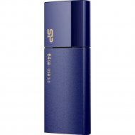 USB-накопитель «Silicon Power» Blaze B05 64GB, SP064GBUF3B05V1D, blue