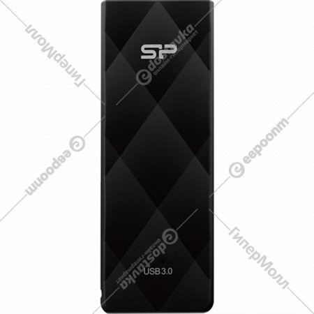 USB-накопитель «Silicon Power» Blaze B20 64GB, SP064GBUF3B20V1K, black