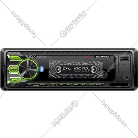 Автомагнитола «Soundmax» SM-CCR3183FB, черный
