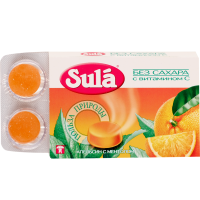 

Карамель "SULA" (апельсин,ментол) 18г