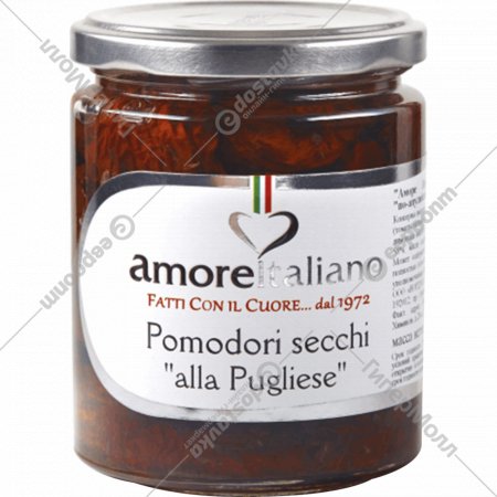Помидоры «Amore Italiano» вяленые в масле, 280 г