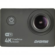 Видеорегистратор «Digma» FreeDrive Action 4K WiFi, черный
