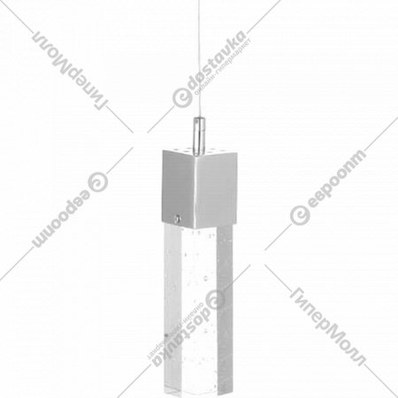 Подвесной светильник «Kinklight» Аква, 08510-1A(4000К), хром/прозрачный