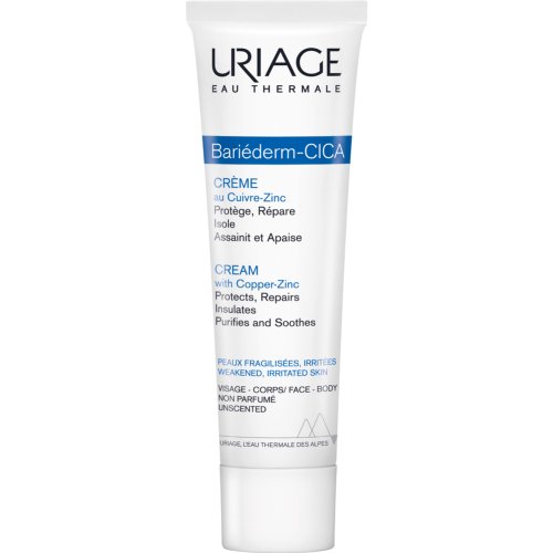 Крем для тела «Uriage» Bariederm Cica-Creme Reparatrice Au Cu-Zn, 100 мл