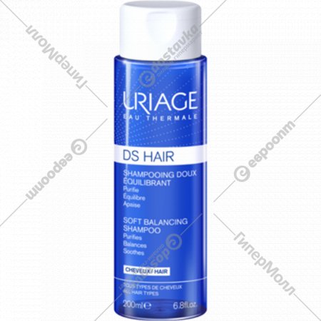 Шампунь для волос «Uriage» DS Hair Soft Balancing Shampoo, 200 мл