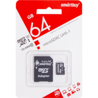 

Карта памяти"SMARTBUY"(SB64GBSDCL10-01)