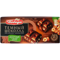 

Шоколад "ПОБЕДА" (лесной орех) РФ 100 г