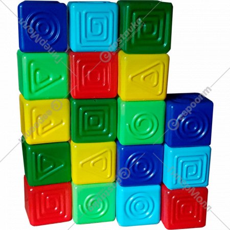 Игрушка «Макси» Кубики тактильные, 10389