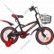 Велосипед «Mobile Kid» Slender 14, Черный/Красный