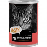 Корм «Tasty Cat» для кошек, мясное ассорти в соусе, 415 г