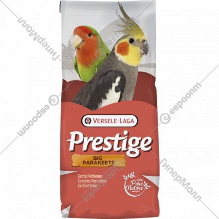 Корм для птиц «Versele-Laga» Prestige Big Parakeets, 421878, 20 кг