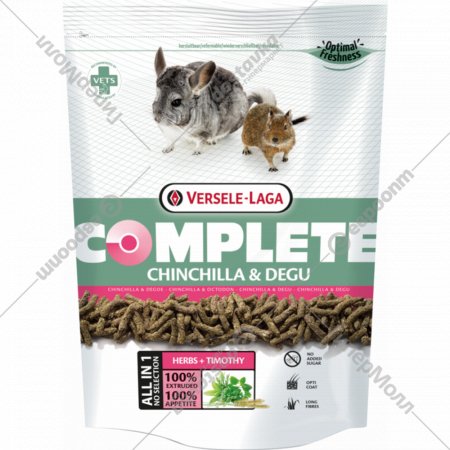 Корм для грызунов «Versele-Laga» Chinchilla & Degu Complete, 461524, для шиншилл и дегу, 8 кг