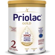 Смесь молочная сухая адаптированная «Priolac» Gold 2, 400 г