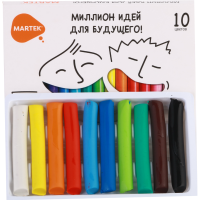 

Пластилин"ВОЛШЕБНАЯ ПАЛОЧКА"(10цв)140г