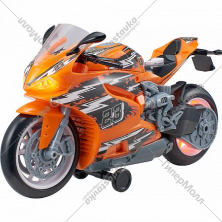 Мотоцикл игрушечный «Teamsterz» Street Moverz, оранжевый, 5417135