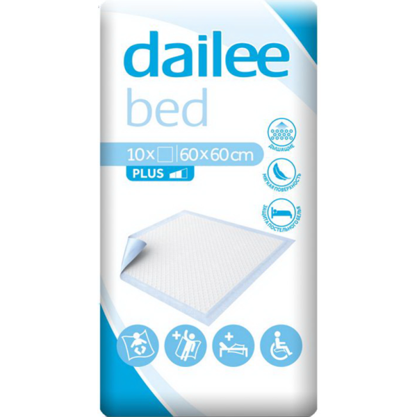 Пеленки «Dailee» 60х60 см, 10 шт купить в Минске: недорого, в рассрочку ...