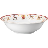 Салатник «Rosenthal» Happy Wintertime, 02488-727470-10567, белый/красный, 23 см