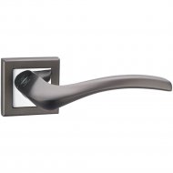 Ручка дверная «Lockit» Фьюджи, A1430E8, MBNB/PC