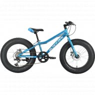 Детский велосипед «Black One» Monster 20 D 2021, синий/серебристый