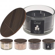 Свеча декоративная «GreenDeco» ACC692040, 13х13х8.4 см