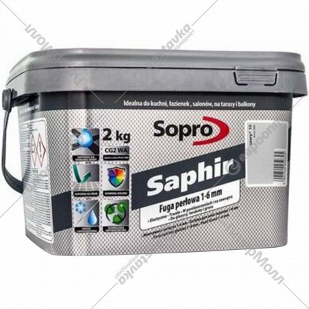 Фуга «Sopro» Saphir 9523/2, антрацит, 2 кг