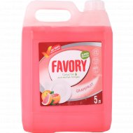 Средство для мытья посуды «Favory» грейпфрут, 5 л