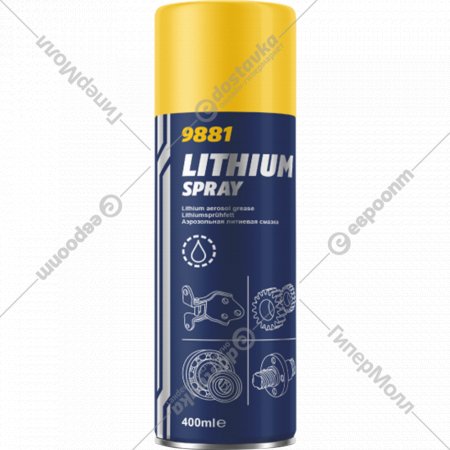 Смазка техническая «Mannol» 9881 Lithium Spray, 9881, 400 мл