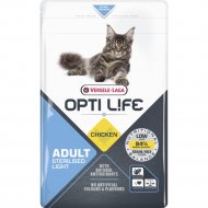 Корм для кошек «Opti Life» Cat, полнорационный, для стерилизованных кошек, курица, 441321, 7.5 кг