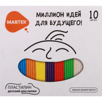 

Пластилин(для лепки,10цв,стек)200г