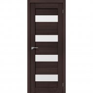Дверь «Портадом» Portas, 23Sр Орех шоколад/Матовое, 200х60 см