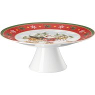 Блюдо для торта «Rosenthal» Happy Wintertime, 02488-727470-12819, белый/красный, 28 см