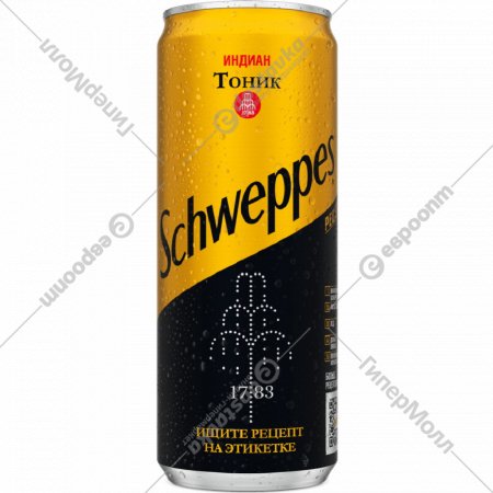 Напиток газированный «Schweppes» индиан тоник, 330 мл