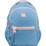 Рюкзак «GoPack» Color block girl, 22-161-5-M GO, серый/розовый