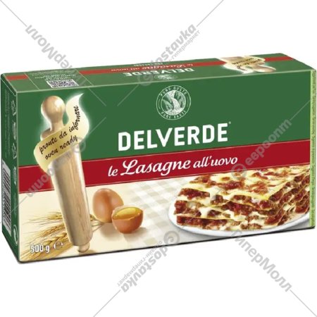 Макаронные изделия «Delverde» лазанья яичная, 500 г